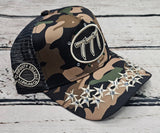 Hudson 777 Diamond Suede Camo Snapback, Asst
