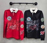 Roku Devotion LS Rugby Shirt, Asst
