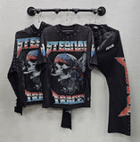 First Row Shadow Worship Raven Omen Tee