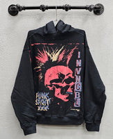 INVNCBL Punk Spirit Hoodie, Black