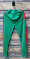 Bleecker & Mercer Trackpants, Green / Red