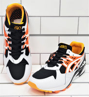 Asics GEL-Kayano Trainer Sneaker, White/Black/Orange