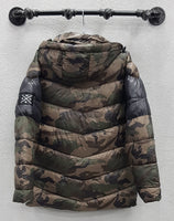 Mad Blue Puff Jacket, Camo