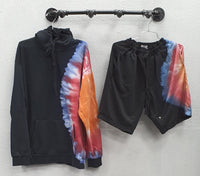 EPTM Tye Dye Shorts, Black