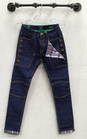 Ubuntu Revolution 1434 Flannel Jeans, Raw Blue