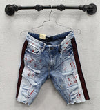 Jordan Craig J3167S Denim Shorts, Fire Red