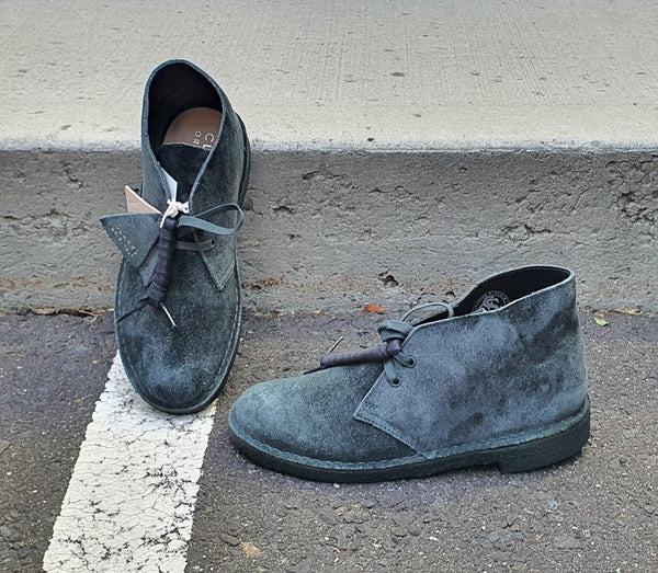 Clarks Desert Boots Dark Green Clarks Originals Bank Robbers