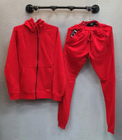 Jordan Craig 8720H Zip-up Hoodie, Red