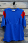 EPTM Color Block Tee, Blue / Red