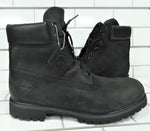 Timberland 6" Boots, Black Nubuck