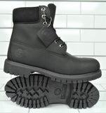 Timberland 6" Boots, Black Full Grain Leather